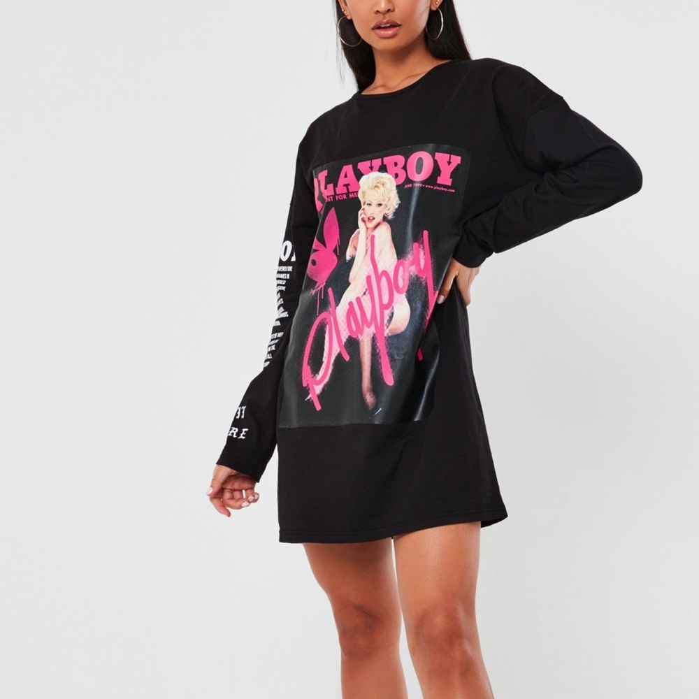 Playbody x Missguided T shirt Dress